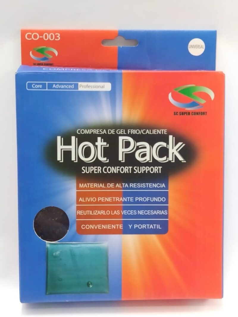 COMPRESA DE GEL CALOR INSTANTÁNEO CORTA